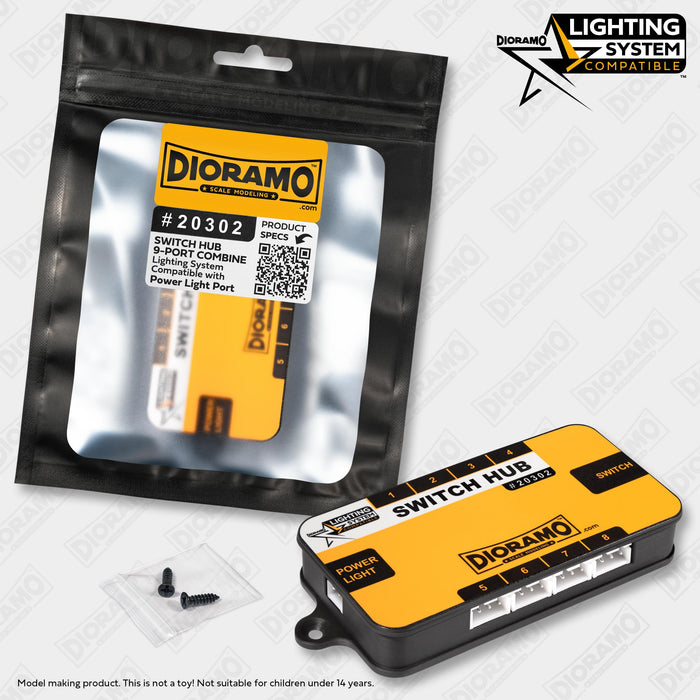 Switch Hub for Dioramo Lighting System