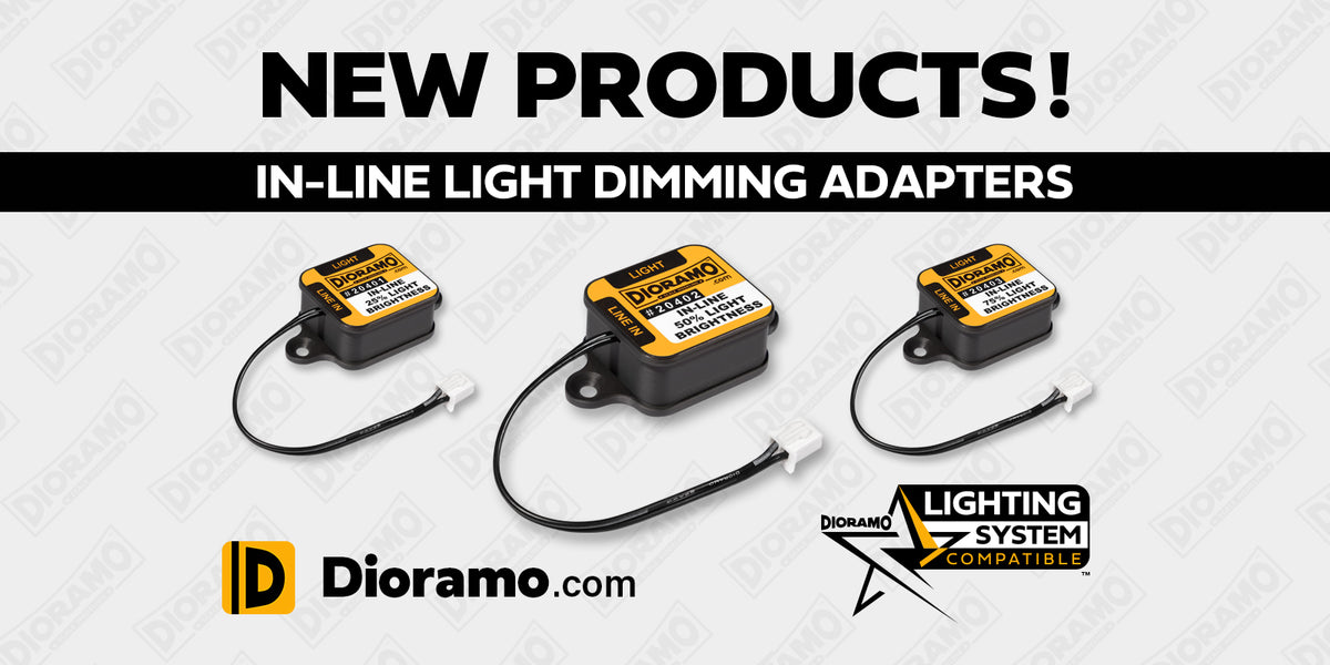 New Products: In-line Light Dimming Dioramo Lighting System Adapters ...