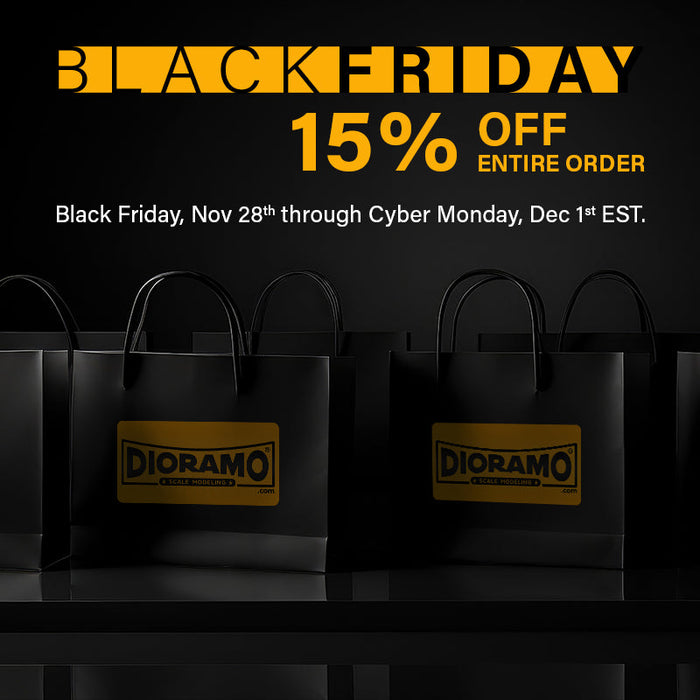 DIORAMO 15% OFF BLACK FRIDAY SALE 2025!