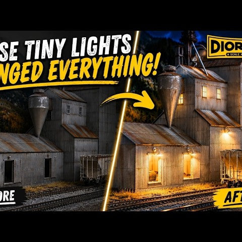 Montana Northern Railroad -  These Tiny Lights Completely Changed My Model Railroad!