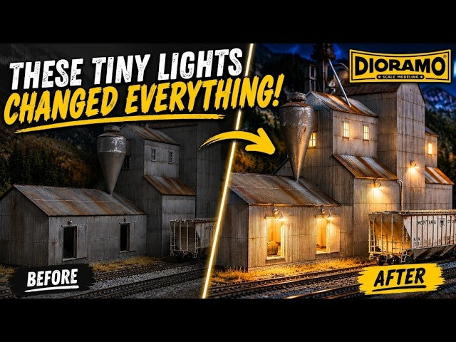 Montana Northern Railroad -  These Tiny Lights Completely Changed My Model Railroad!