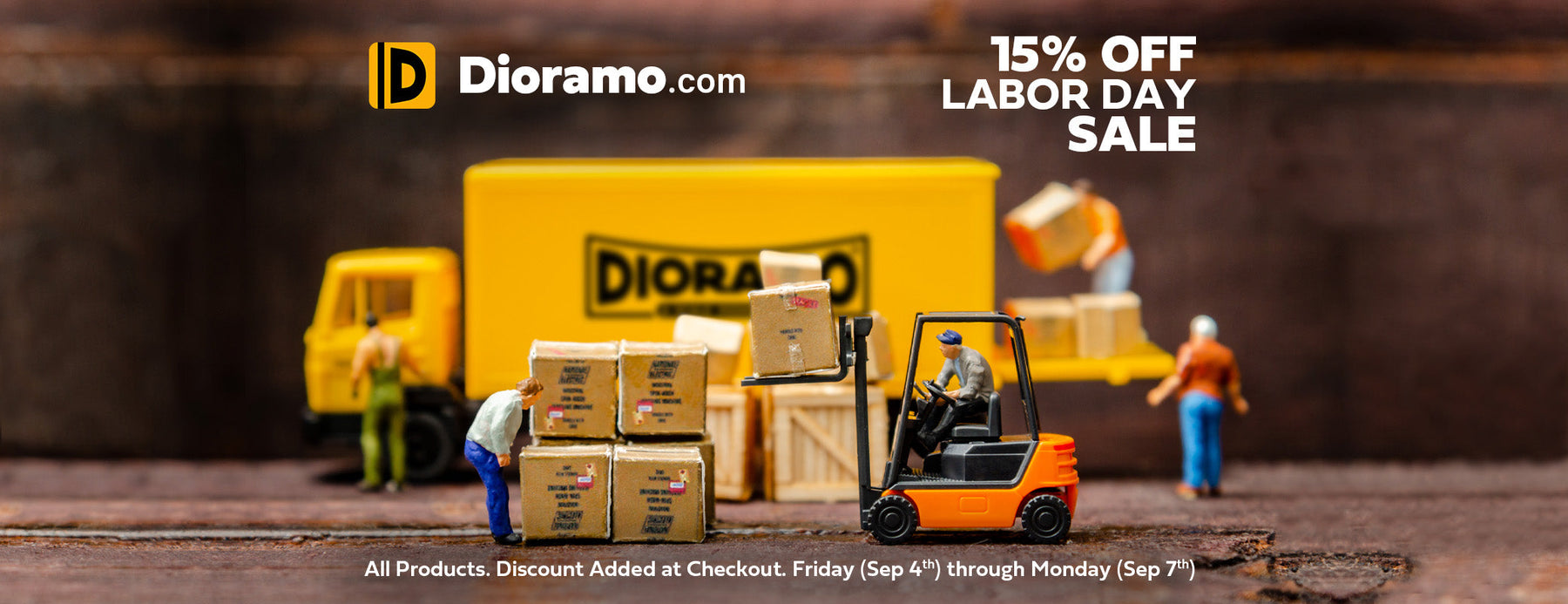 Dioramo Scale Modeling 15% OFF LABOR DAY SALE 2026!