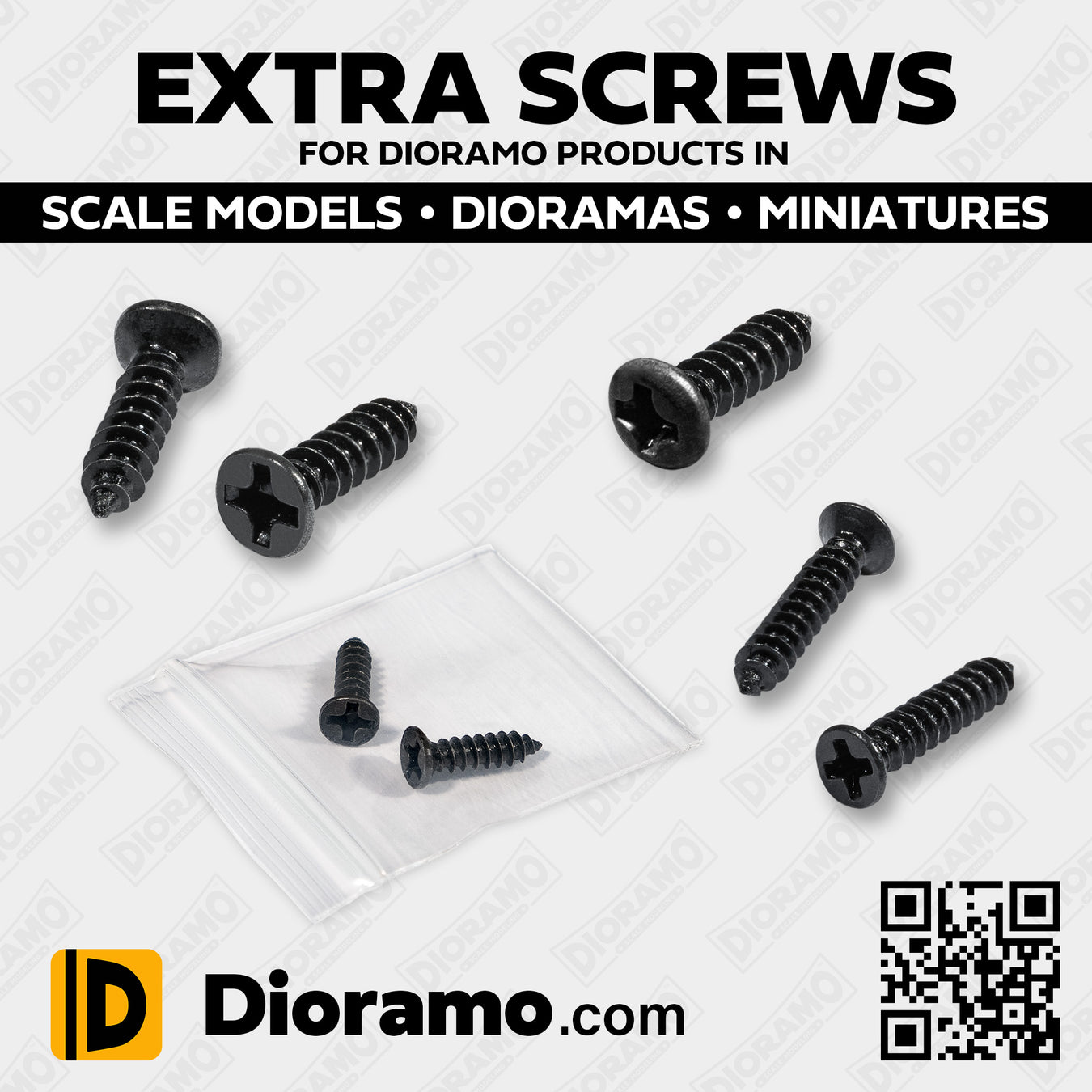 Dioramo Scale Modeling Extra Screws Hardware Parts Spare Products Lighting LED LEDs System Dioramas Models DIY Projects