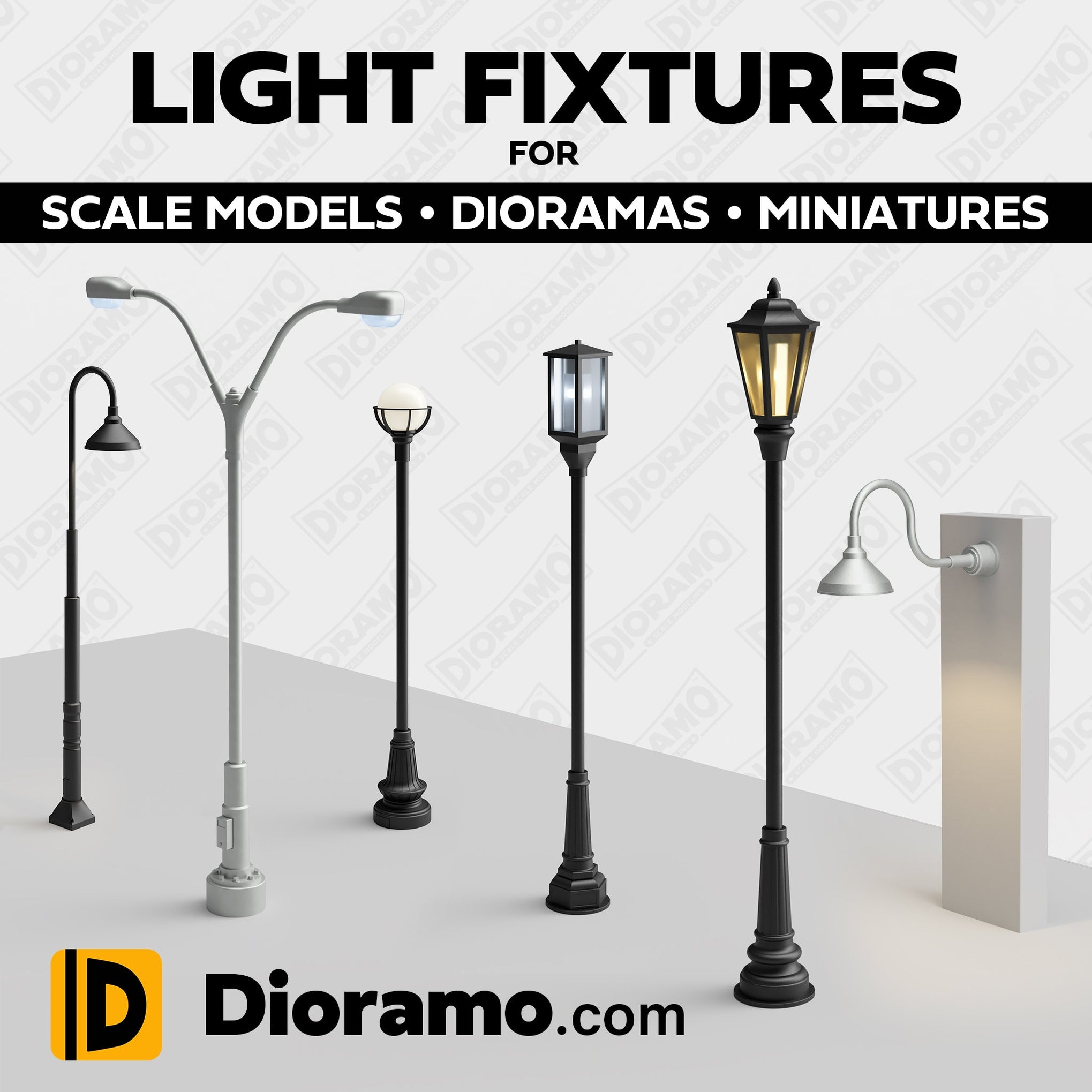 Miniature Light Fixtures — Dioramo Scale Modeling