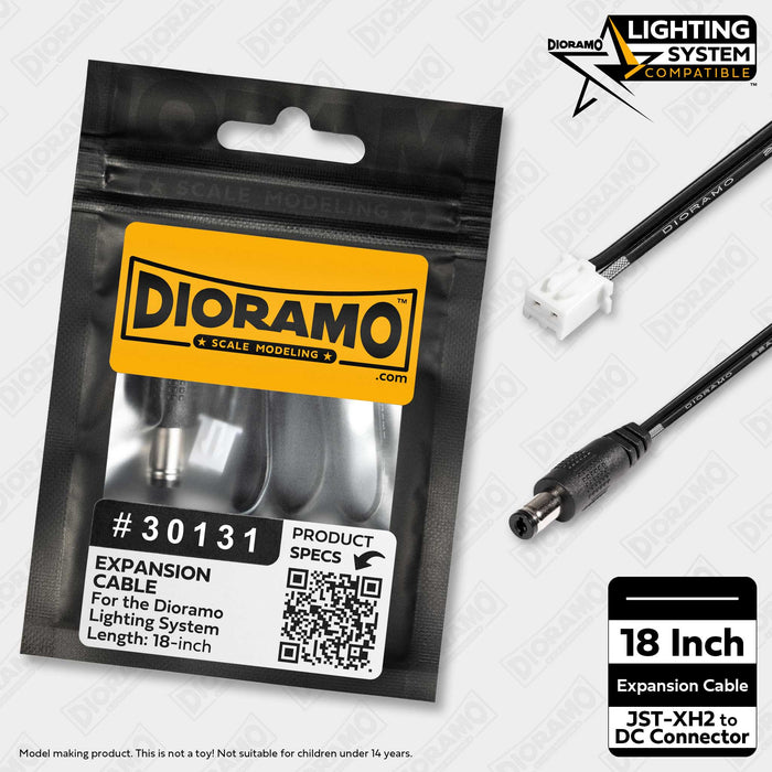 18-inch Expansion Cable for Dioramo Lighting System