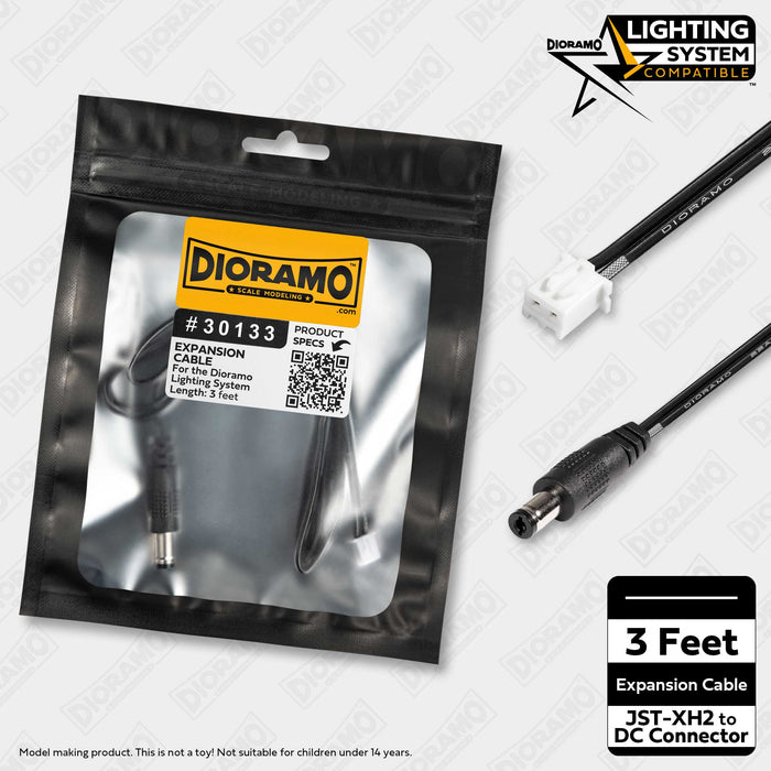 3ft Expansion Cable for Dioramo Lighting System