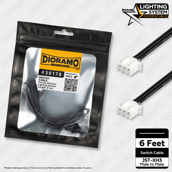 6-foot Switch Cable for Dioramo Lighting System