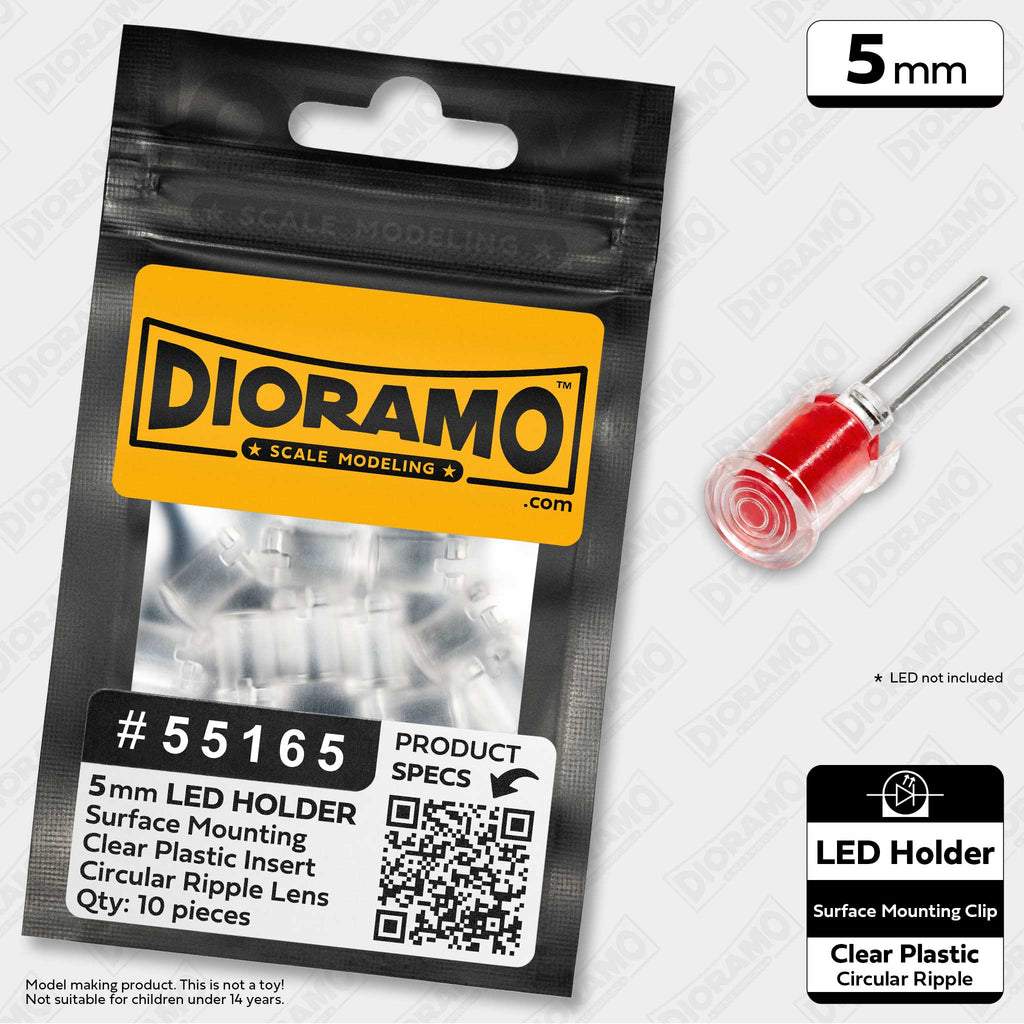 LED Surface Mounting Holders & Clips Hardware for Components — Dioramo ...