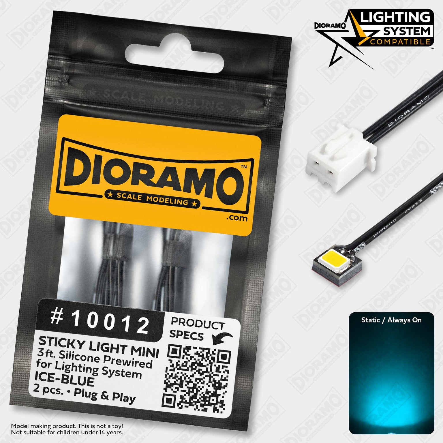 Prewired LED Lights for Scale Models, Dioramas, Miniatures, Hobbies ...